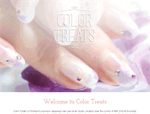 Tablet Screenshot of colortreats.com